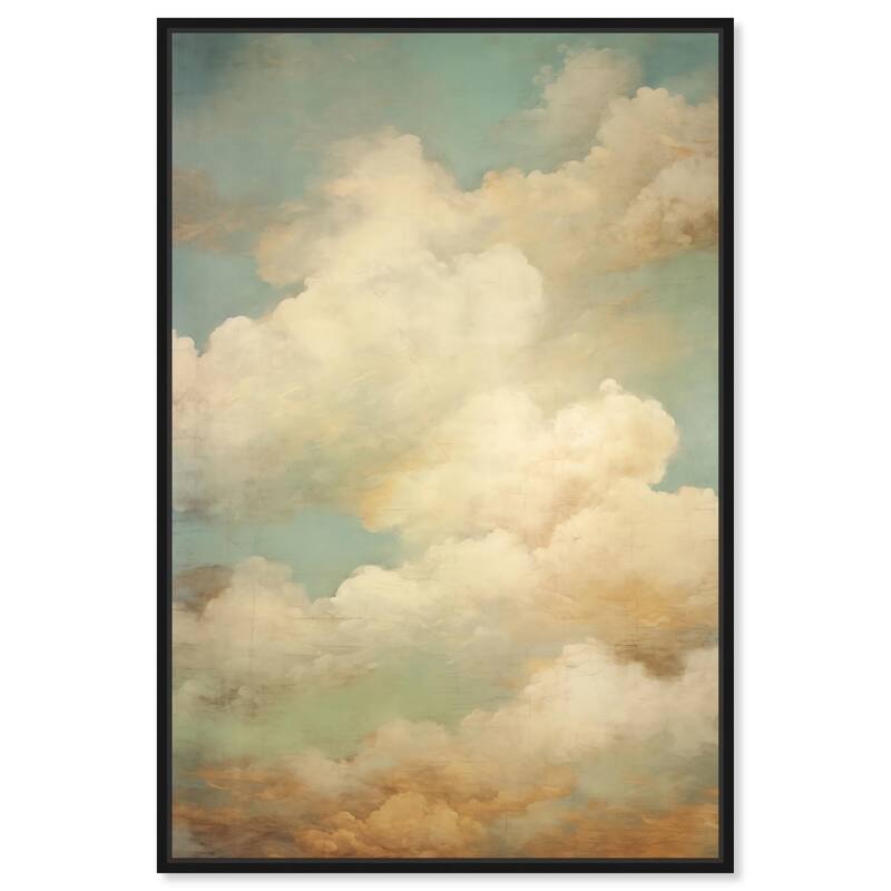Timeless Sky Canvas by Art Remedy - Black - 16" x 24"