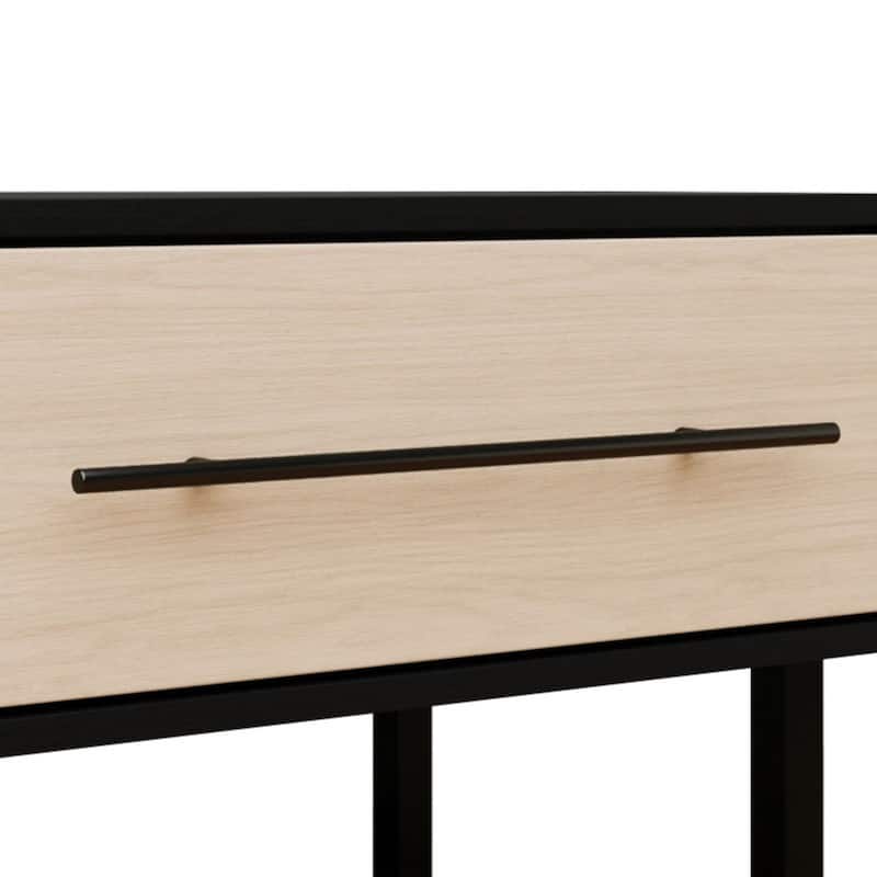 CraftPorch Transitional 1-Drawer Wooden Nightstand