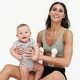 preview thumbnail 3 of 3, Larken X Pumping and Nursing Bra, Sage