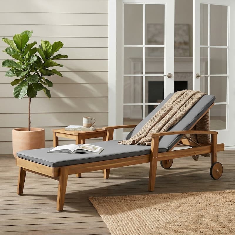 Elegant Rosewood Adjustable Recliner Chair Durable Hardwood