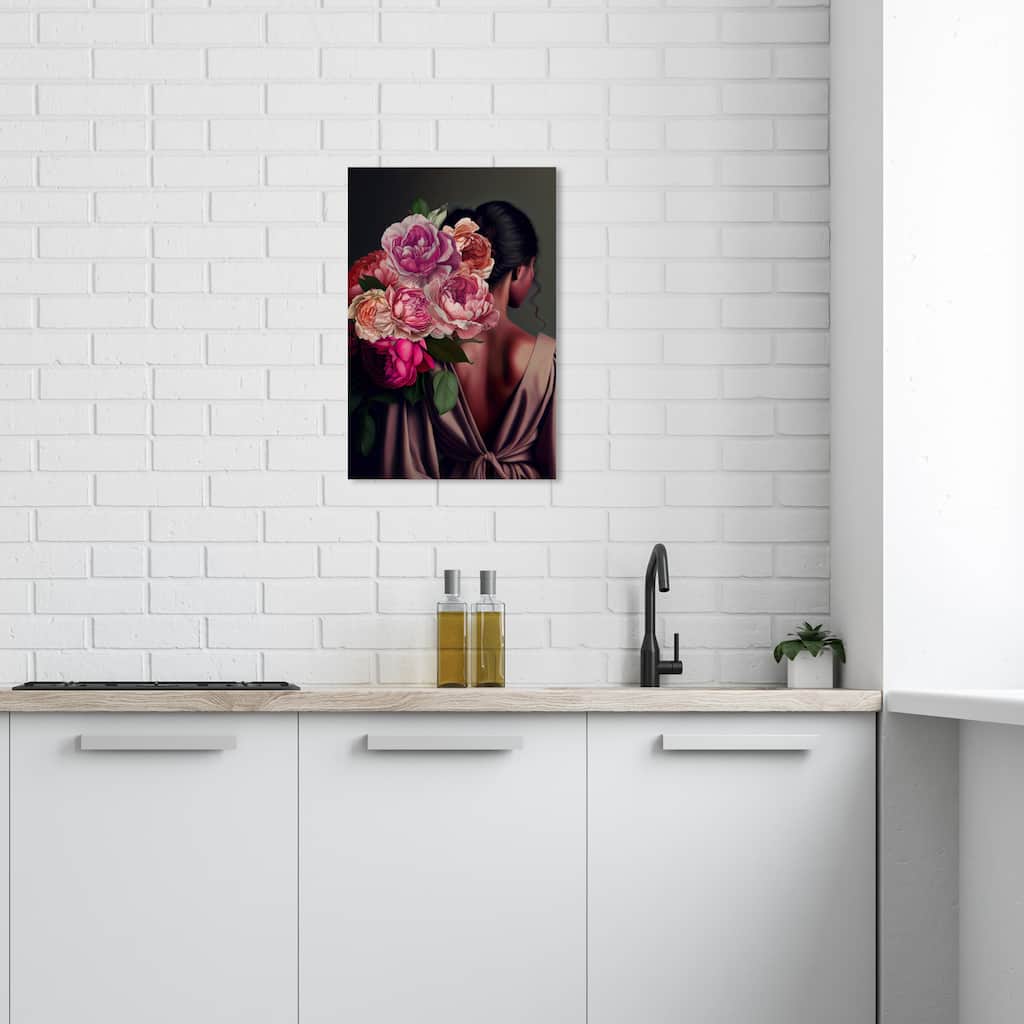 Wynwood Studio Fashion and Glam Carmina Pink and Traditional Wall Art Canvas Print