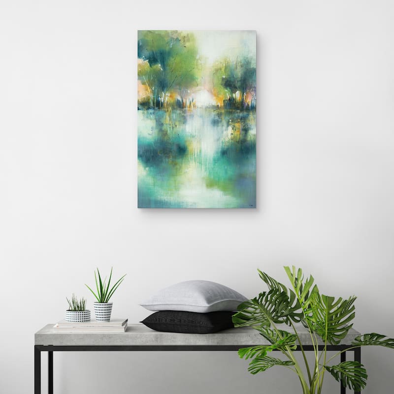 Sunset Creek by K. Nari Canvas Art Print