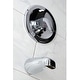 preview thumbnail 10 of 10, Kingston Brass Tub Only Trim Package with Single Lever Handle and Tub