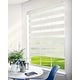 preview thumbnail 8 of 7, CHICOLOGY Everyday Cordless Light Filtering Zebra Window Shades 20"W X 72"H - Basic Natural
