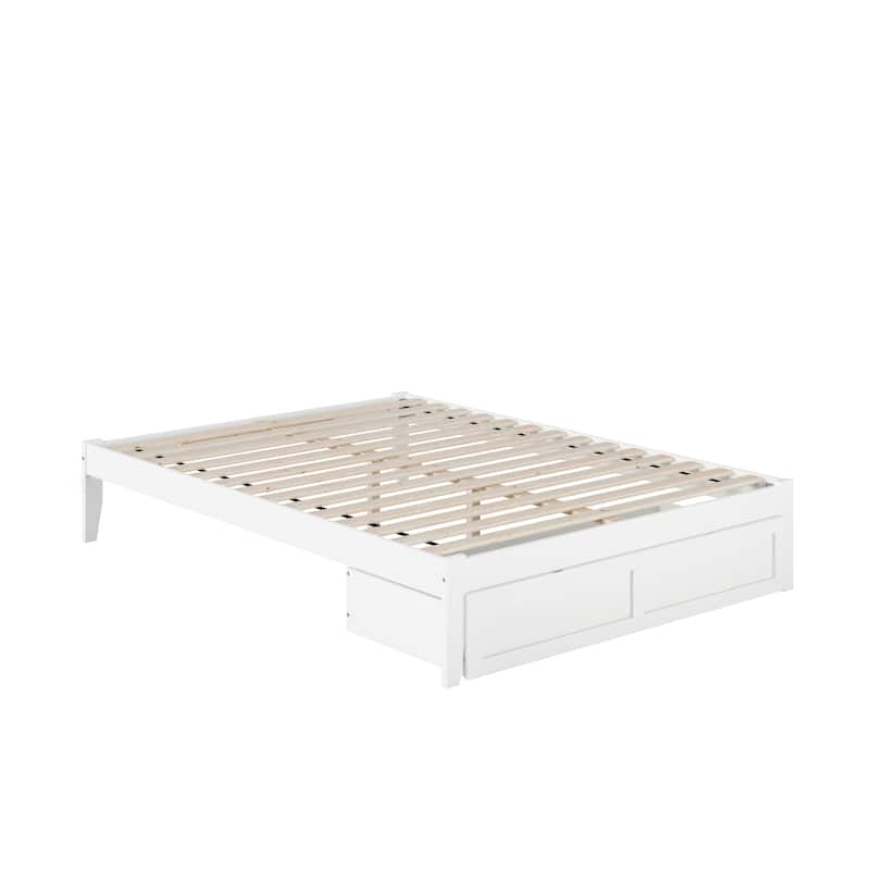 AFI Colorado Platform Bed with Foot Drawer and Charging Station