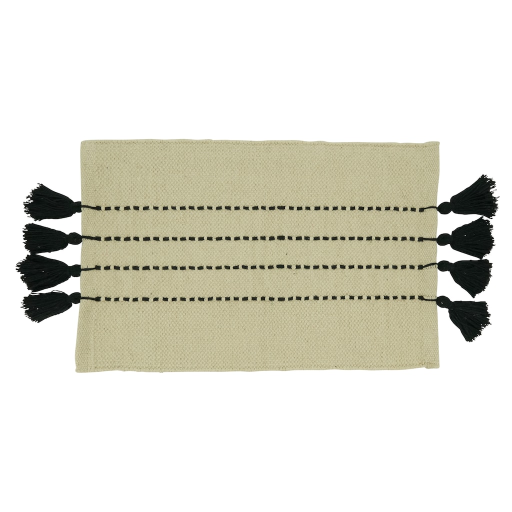 Stripe Tassel Design Placemats (Set of 4) - 14"x20"