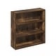 preview thumbnail 1 of 11, Furinno Pasir 3-Tier Open Shelf Bookcase, Bookshelf, 31.5 Inch Wide
