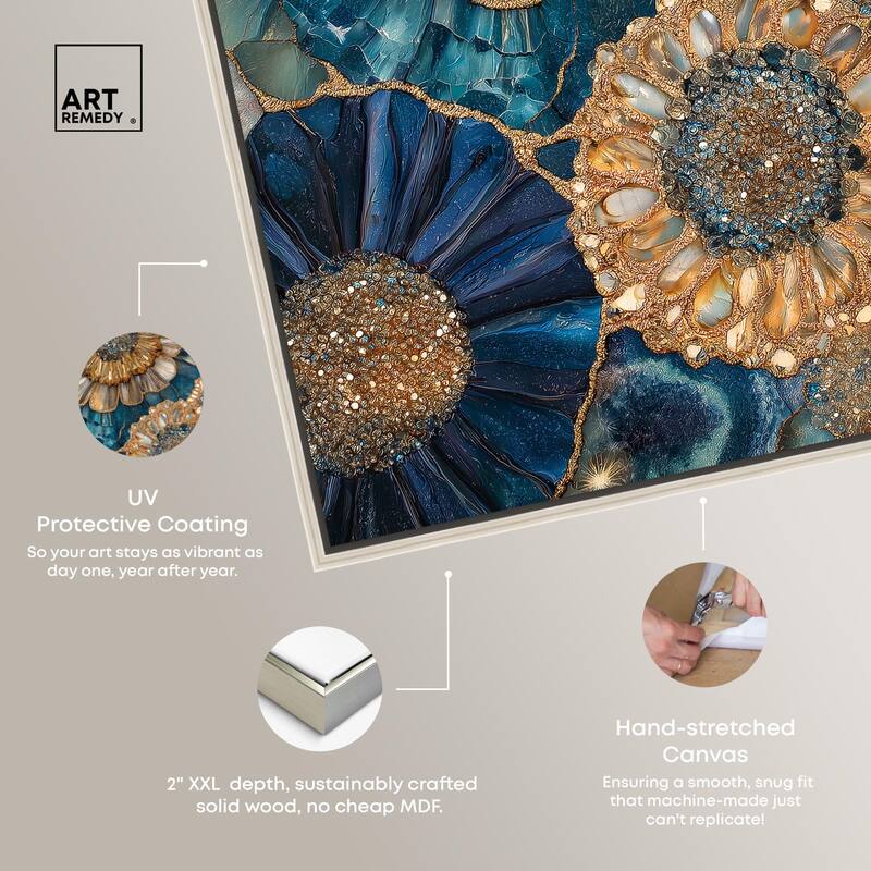 Opulent Geode I Canvas by Art Remedy