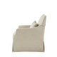preview thumbnail 13 of 62, Martha Stewart London Upholstered Skirted Swivel Armchair with Lumbar Pillow