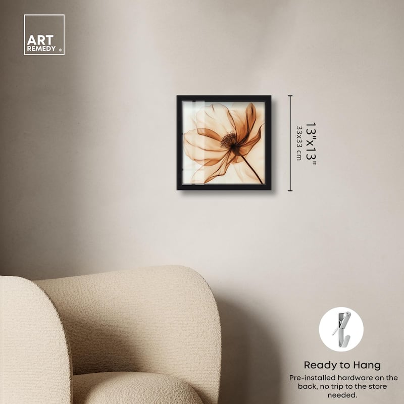 Fragile Elegance II Shadowbox by Art Remedy