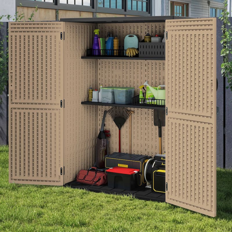 5.6 x 2.3 ft Outdoor Storage Shed