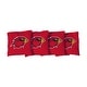 preview thumbnail 1 of 1, Lamar Cardinals Red Cornhole Bags All-Weather Resin Filled