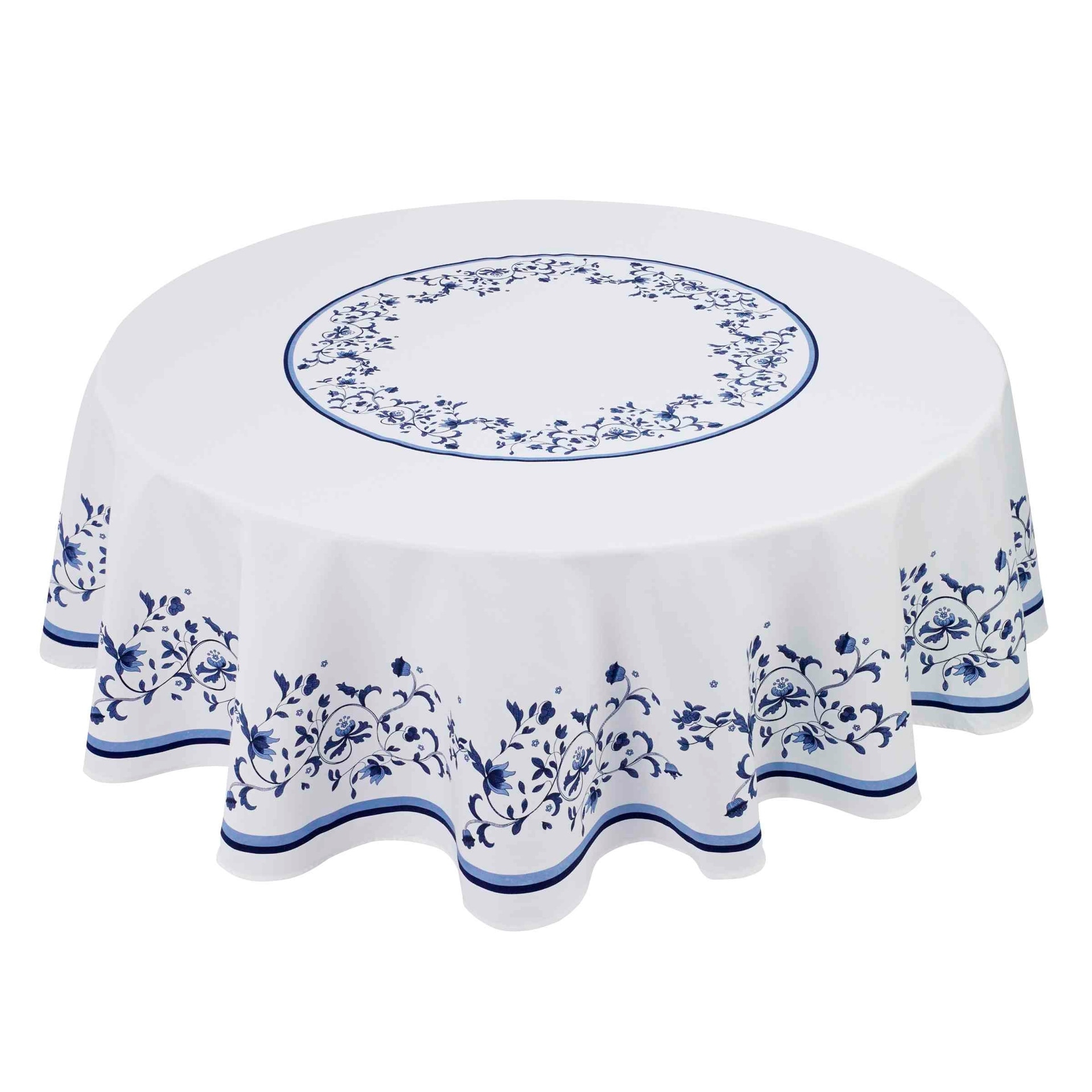 Spode® Blue Portofino 70" Round Tablecloth