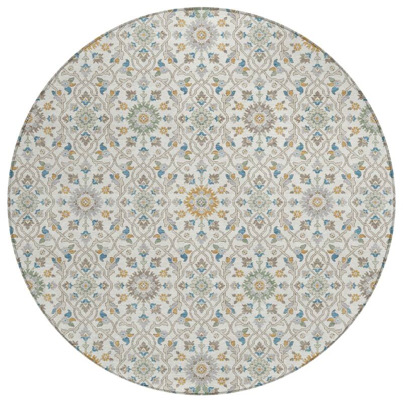 Machine Washable Indoor/Outdoor Traditional Masters Chantille Rug