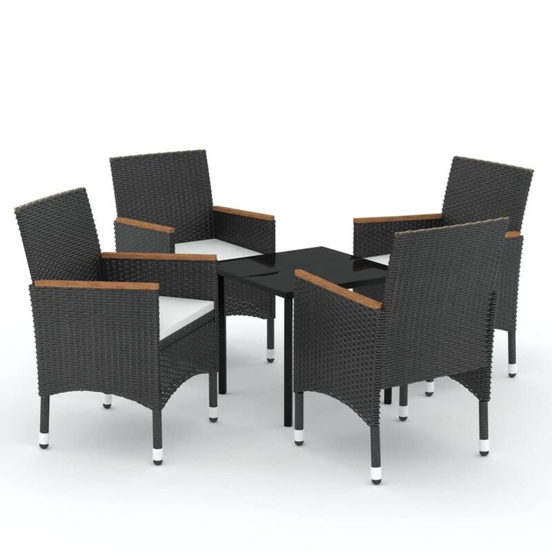 vidaXL Patio Dining Set Outdoor Dining Set Table and Chair Set for Garden