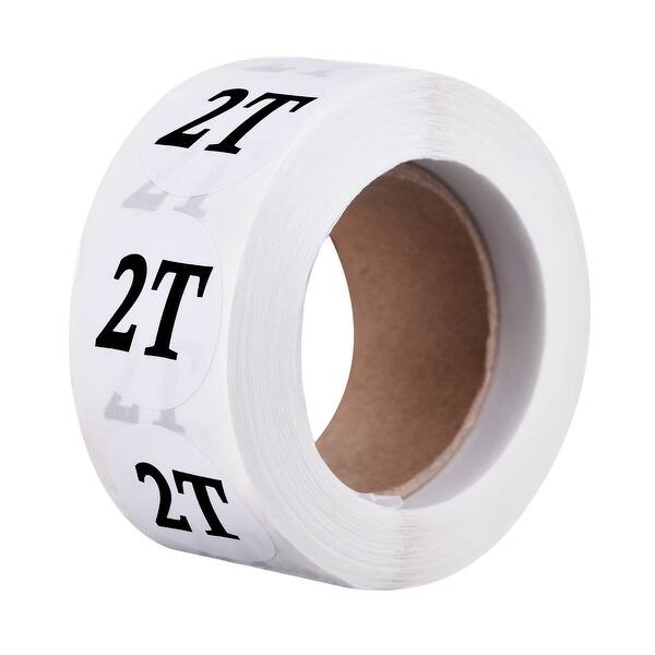 Clothing Size Sticker Label Coding Label 1 Roll Adhesive ...