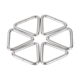 10 Boucles Triangle Métalliques Pour Sangle - 25mm De Large, Idéal DIY