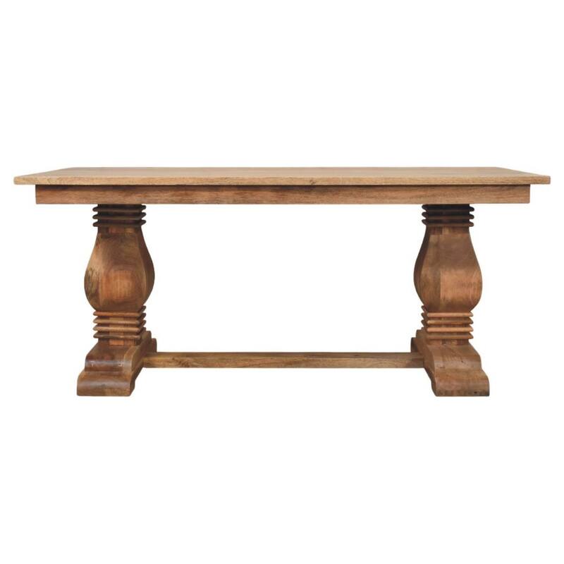 Artisan Furniture Solid Wood Elmbrook Dining Table ,Brown - Brown