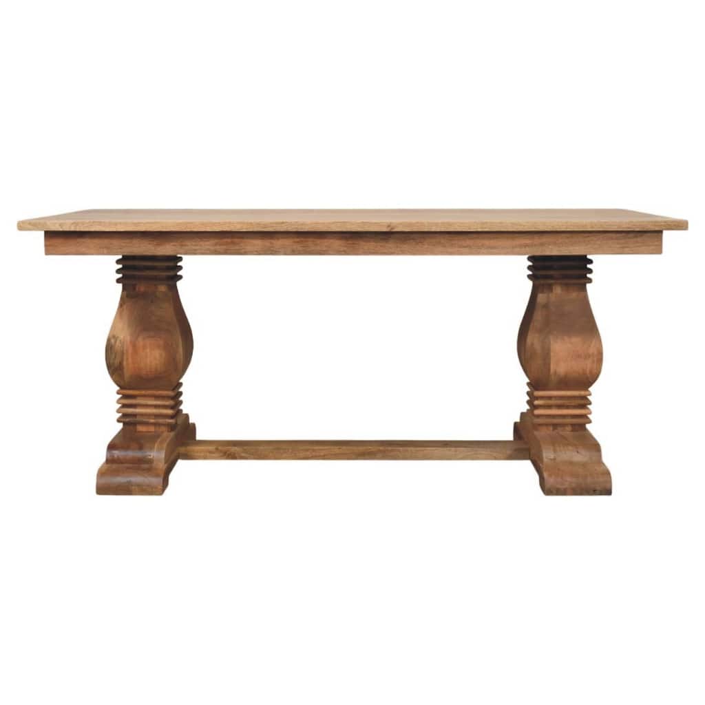 Artisan Furniture Solid Wood Elmbrook Dining Table ,Brown - Brown