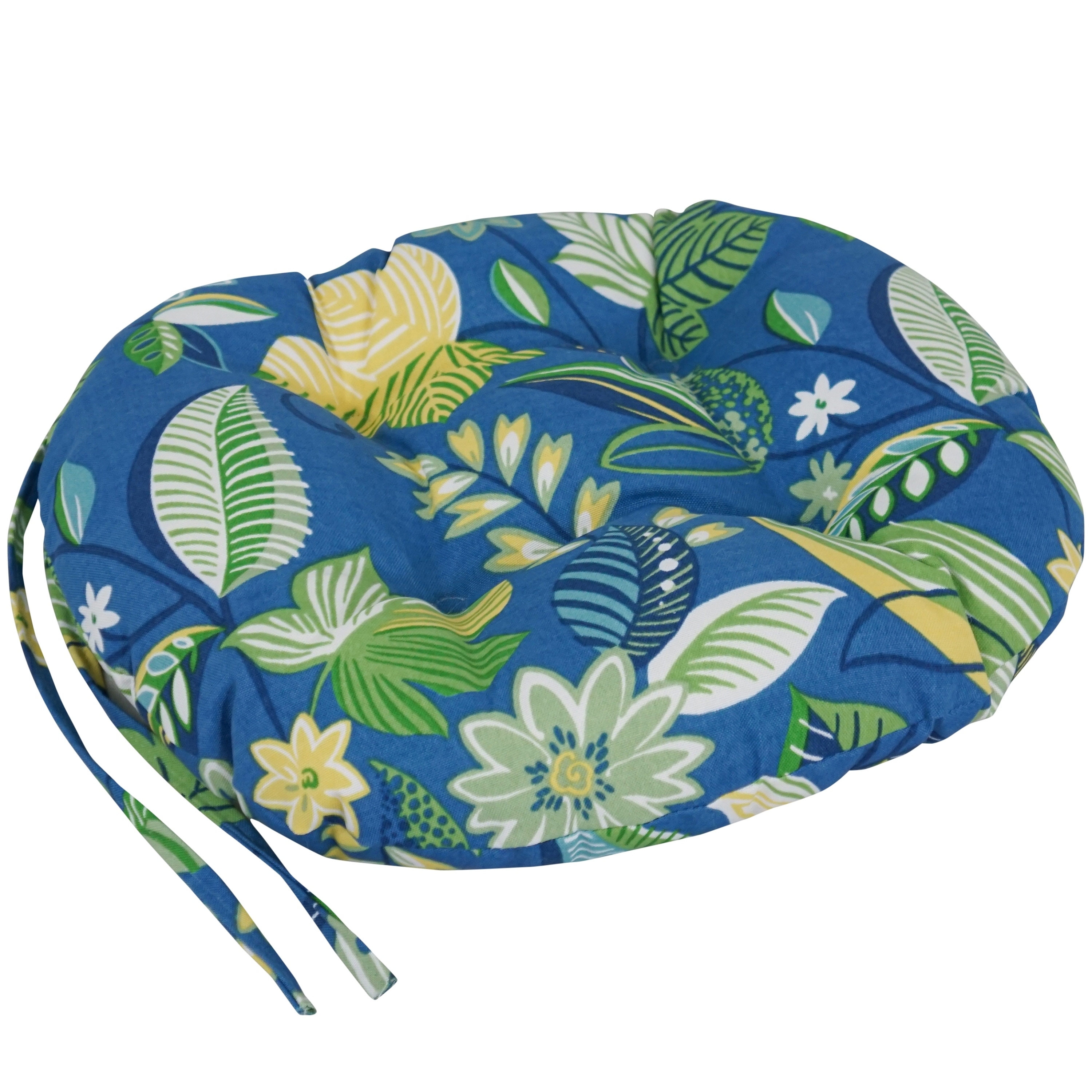 16-inch Round Tufted Indoor/Outdoor Chair Cushions (Set of - Picture 50 of 64