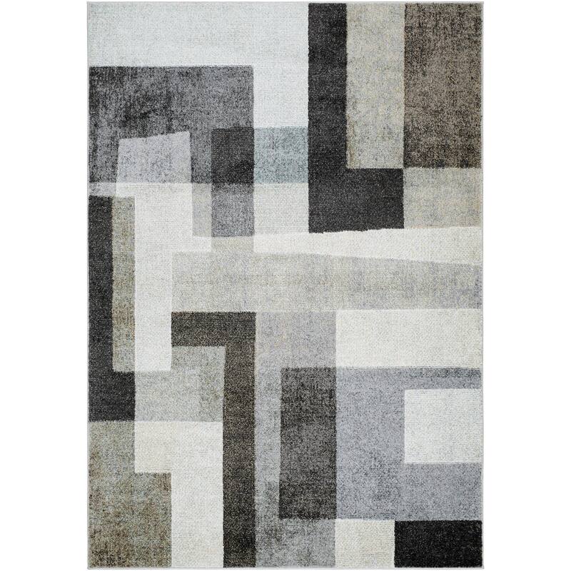 Livabliss Hyde Park Casual Abstract Area Rug