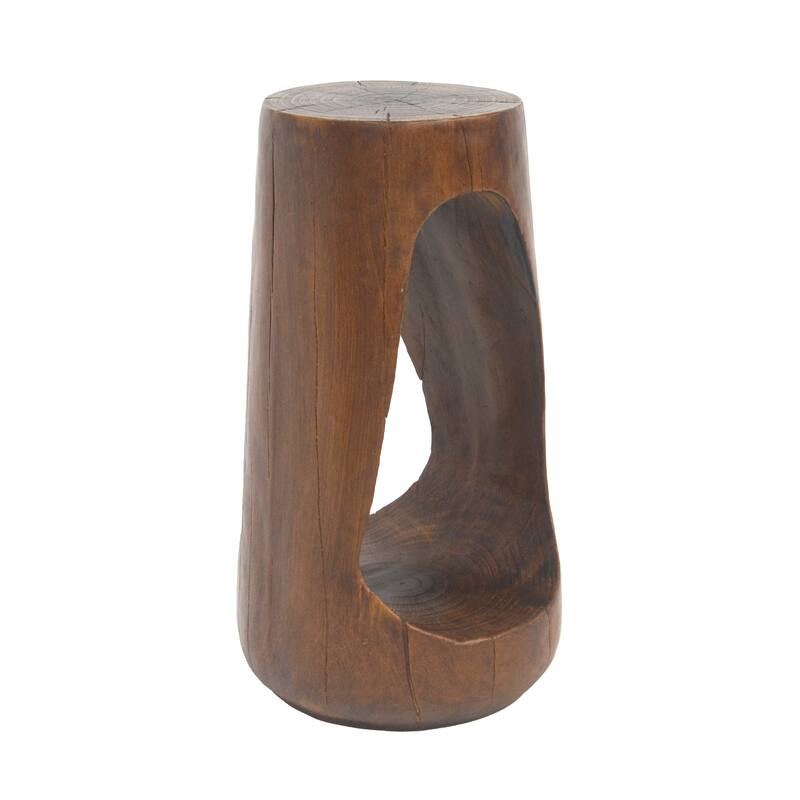 Christopher Knight Home - Emery Hollow Round Wood Grain Side Table