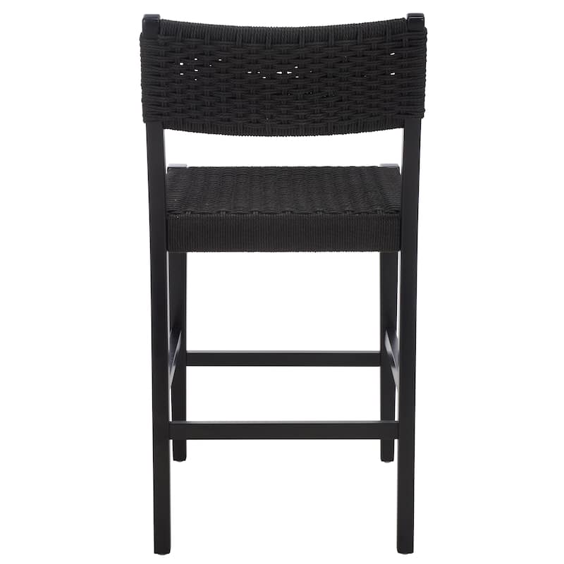 SAFAVIEH Home Dutton Woven Counter Stool - 18"W x 24"D x 37"H