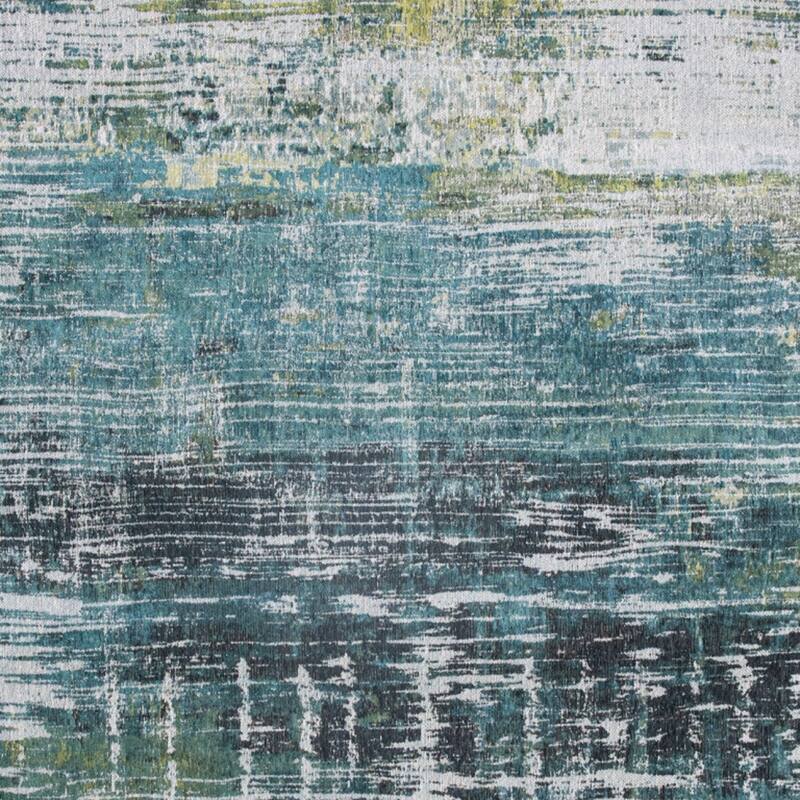 Hetug Abstract Modern Non Skid Woven Area Rug By HomeRoots - 96' X '31' X '0.12