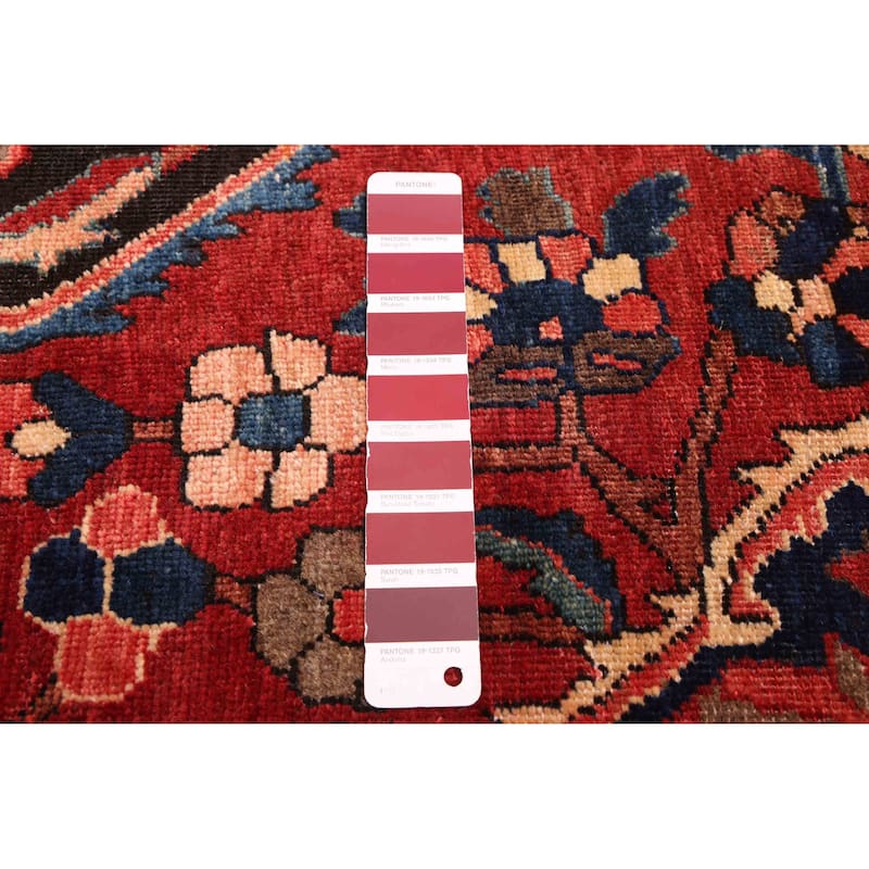 ECARPETGALLERY Hand-knotted Kayseri Vintage Red Wool Rug - 6'8 x 10'0