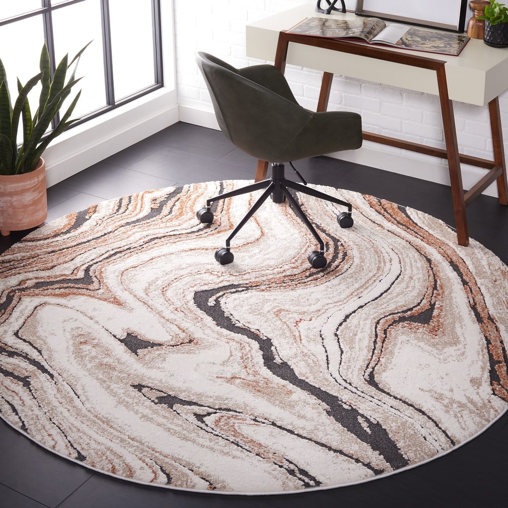 SAFAVIEH Cyrus Shag Mitka Modern Abstract Rug