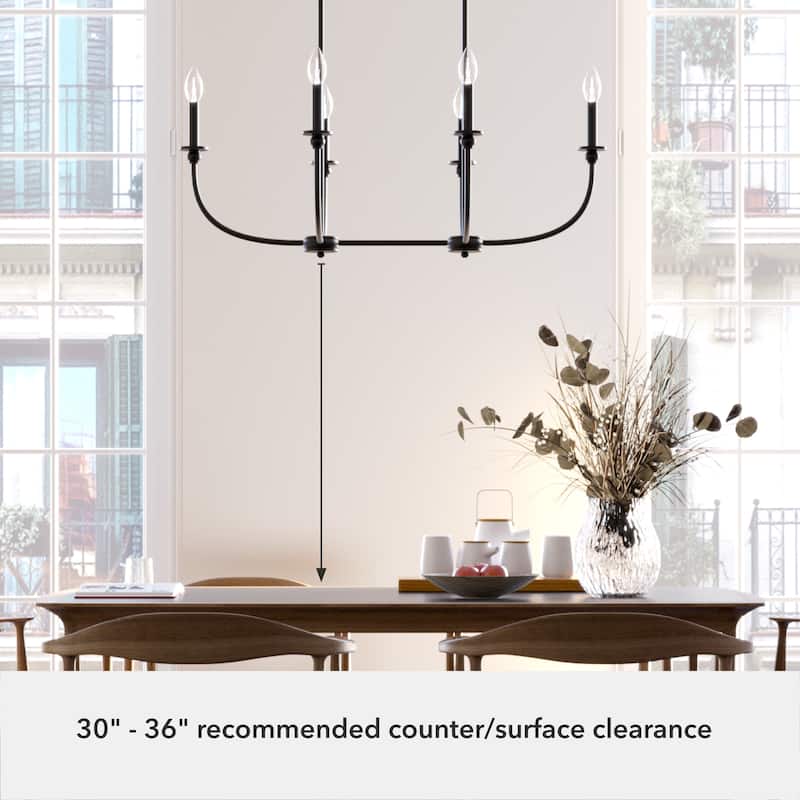 Hunter Southcrest Chandelier - Entry, Dining Table, Kitchen Island - Farmhouse, Transitional, Candle