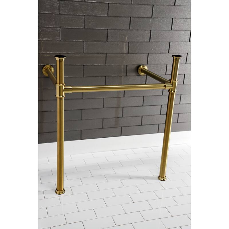 Kingston Brass Fauceture Stainless Steel Console Sink Legs