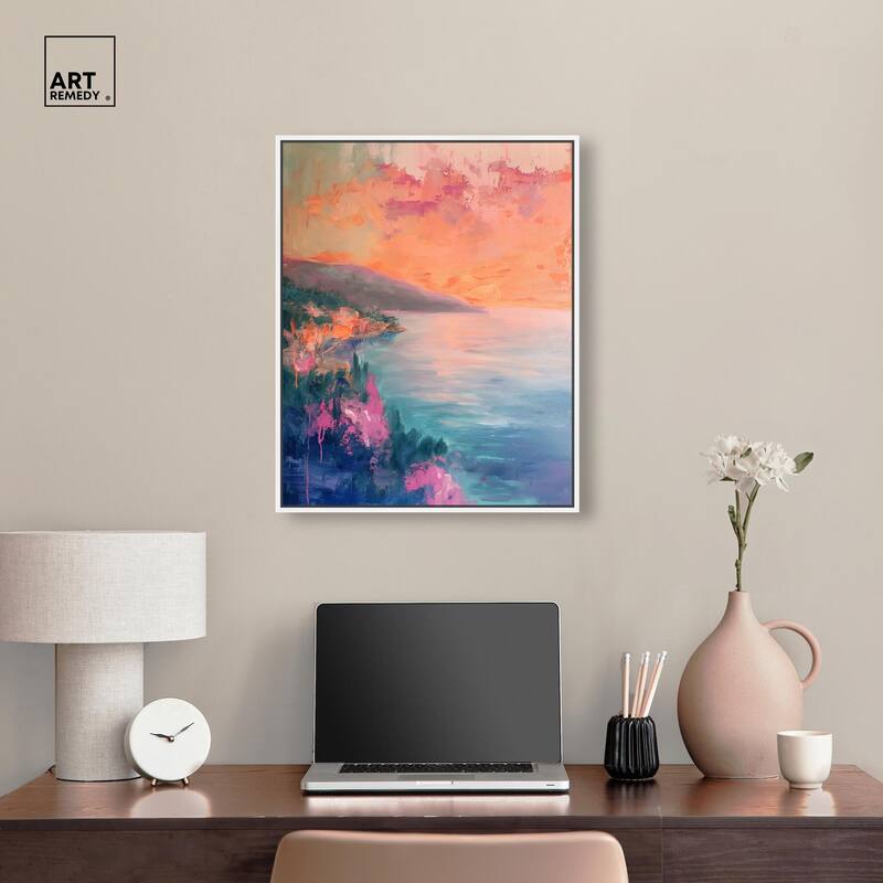 Tropical Twilight III Canvas by Art Remedy