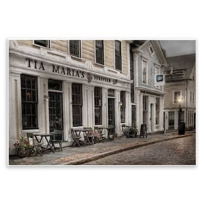 Stupell European Cafe Architecture Wall Plaque Art Design By Robin-Lee Viera