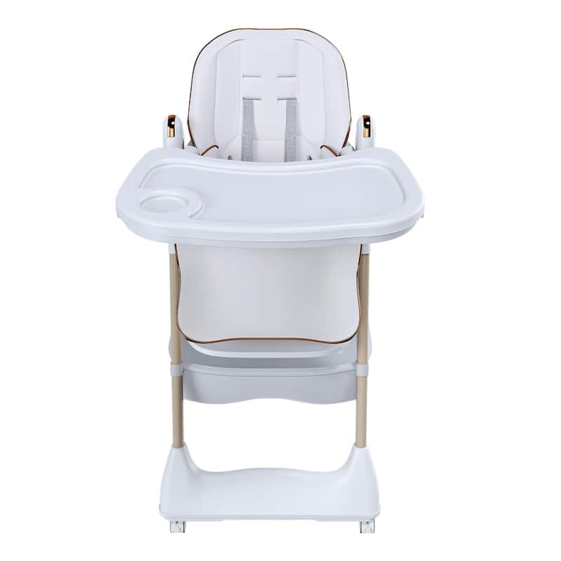 Anmytek Baby High Chair Convertible Feeding Play Seat Modern Nursery Multi Functional