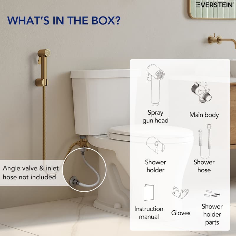 Multi-Purpose Handheld Bidet Sprayer Round Bidet Sprayer Set