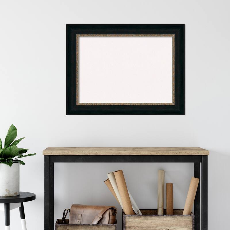 Paragon Bronze Framed White Bulletin Board, Organization Board, Pin Board