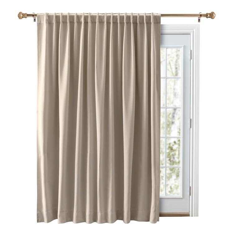 Gorgeous Ultimate BlackOut 2-Way Pocket Double Wide Curtain Panel