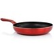 preview thumbnail 2 of 3, Better Chef 10in Silver Metallic Non Stick Gourmet Fry Pan in Red