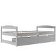 preview thumbnail 5 of 25, Twin Size Platform Bed with Two Drawers - Space-Saving Design, High-Quality Pine Wood