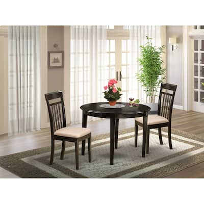 Coastal Dining Table Set - 5 Piece Kitchen Table with Chairs - Craftsman Style Table Set