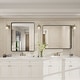 preview thumbnail 40 of 192, KIOTEE Modern Metal Frame Wall Mounted Bathroom Vanity Mirror with 5-year warranty
