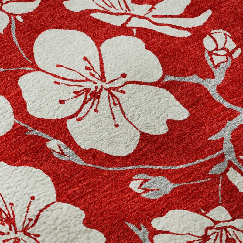 Premium Washable Super Soft Modern Floral Mayfield Rug