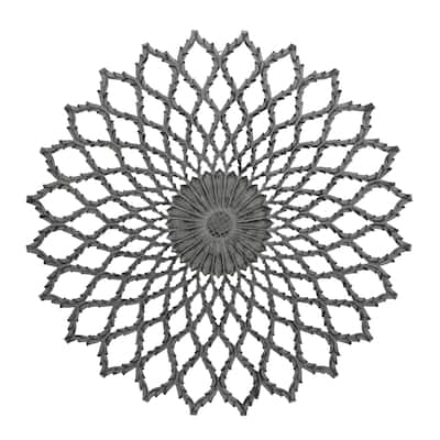 Wooden Starburst Cut-out Wall Decor - Gray - Roche River Decor