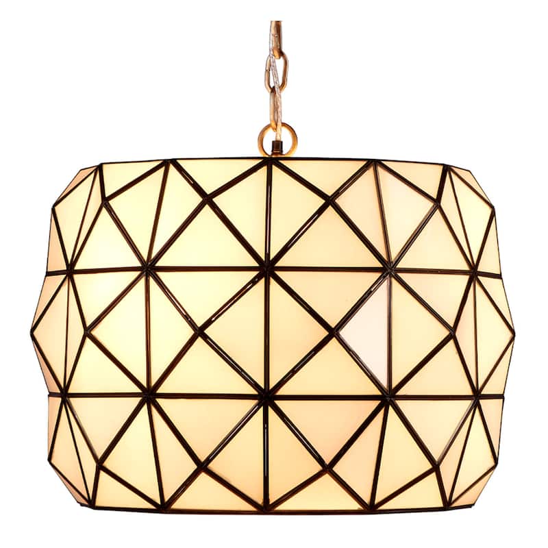 Jamie Young Hollywood 1-Light Glass and Metal Pendant - 60 Watts Each, 180 Max Total Wattage, Volts 120