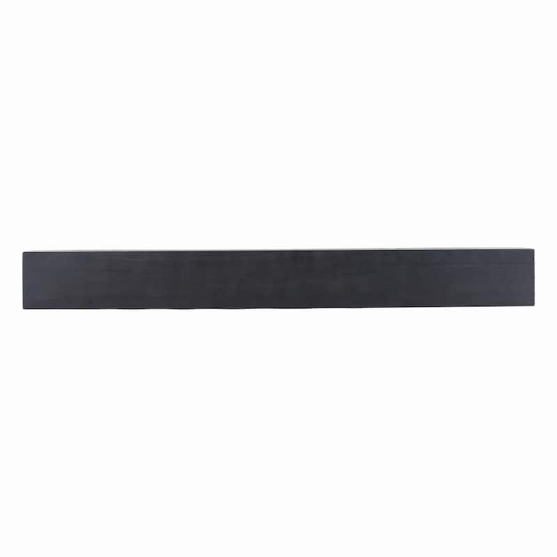 Modern Farmhouse Fireplace Mantel Shelf - 48" - Midnight Black