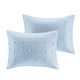 preview thumbnail 27 of 137, Intelligent Design Brooklyn Cotton Jacquard Duvet Cover Set with Euro Shams and Throw Pillows