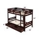preview thumbnail 8 of 8, Sturdy Twin/Twin Bunk Bed, 14+14 Slat System, Patent Pending Design