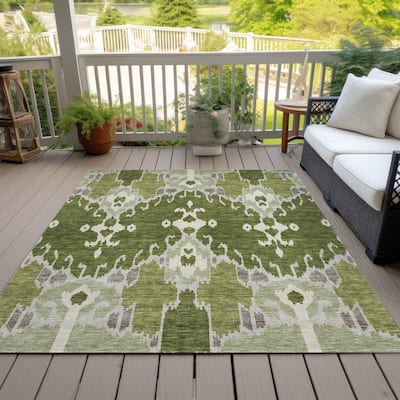 Machine Washable Indoor/ Outdoor Chantille Global Boho Rug
