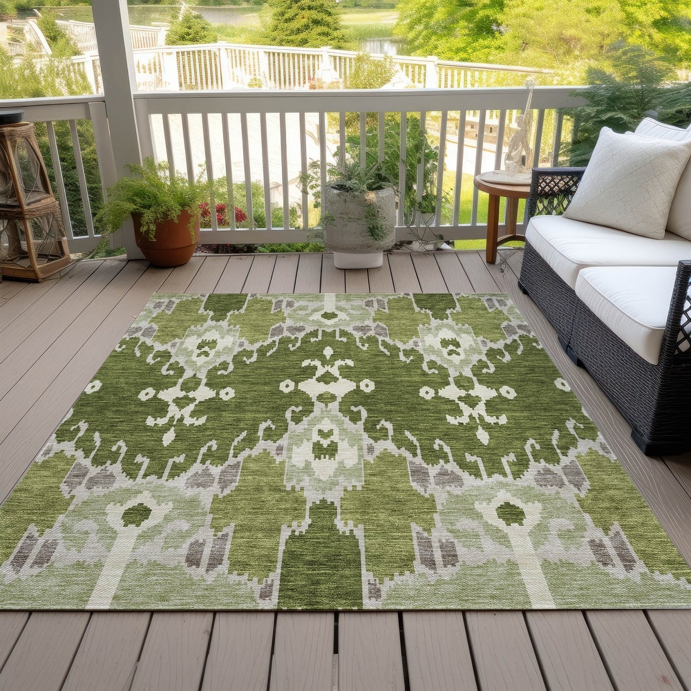 Machine Washable Indoor/ Outdoor Chantille Global Boho Rug